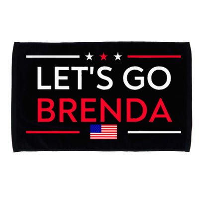 LetS Go Brenda Us Flag Funny Trendy Microfiber Hand Towel