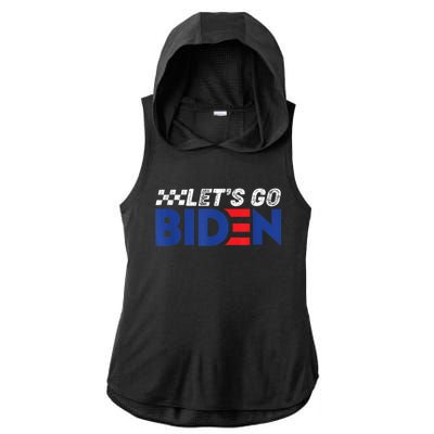 Let's Go Biden Brandon Ladies PosiCharge Tri-Blend Wicking Draft Hoodie Tank