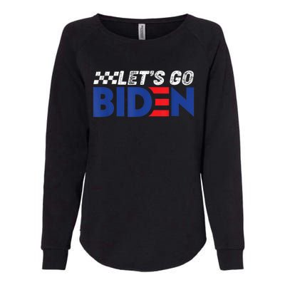 Let's Go Biden Brandon Womens California Wash Sweatshirt