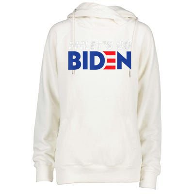 Let's Go Biden Brandon Womens Funnel Neck Pullover Hood