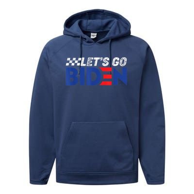 Let's Go Biden Brandon Performance Fleece Hoodie