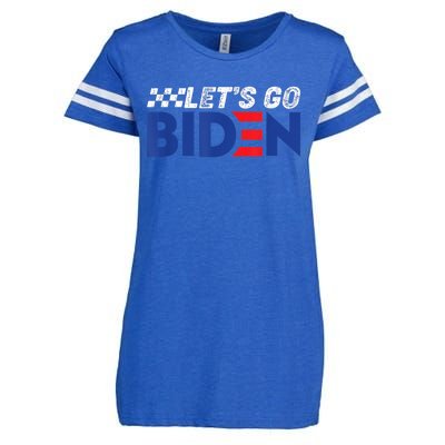 Let's Go Biden Brandon Enza Ladies Jersey Football T-Shirt