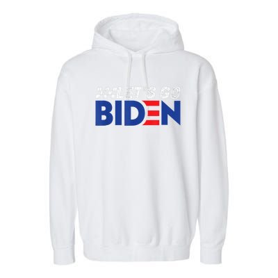 Let's Go Biden Brandon Garment-Dyed Fleece Hoodie