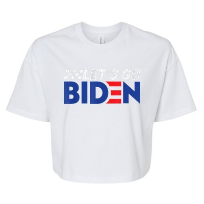 Let's Go Biden Brandon Bella+Canvas Jersey Crop Tee