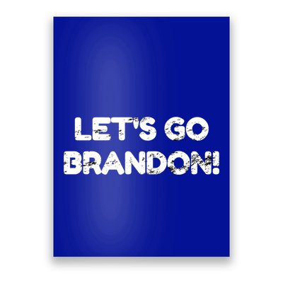 LetS Go Brandon Sarcastic Trump With Us Flag Vintage Custom Cute Gift Poster