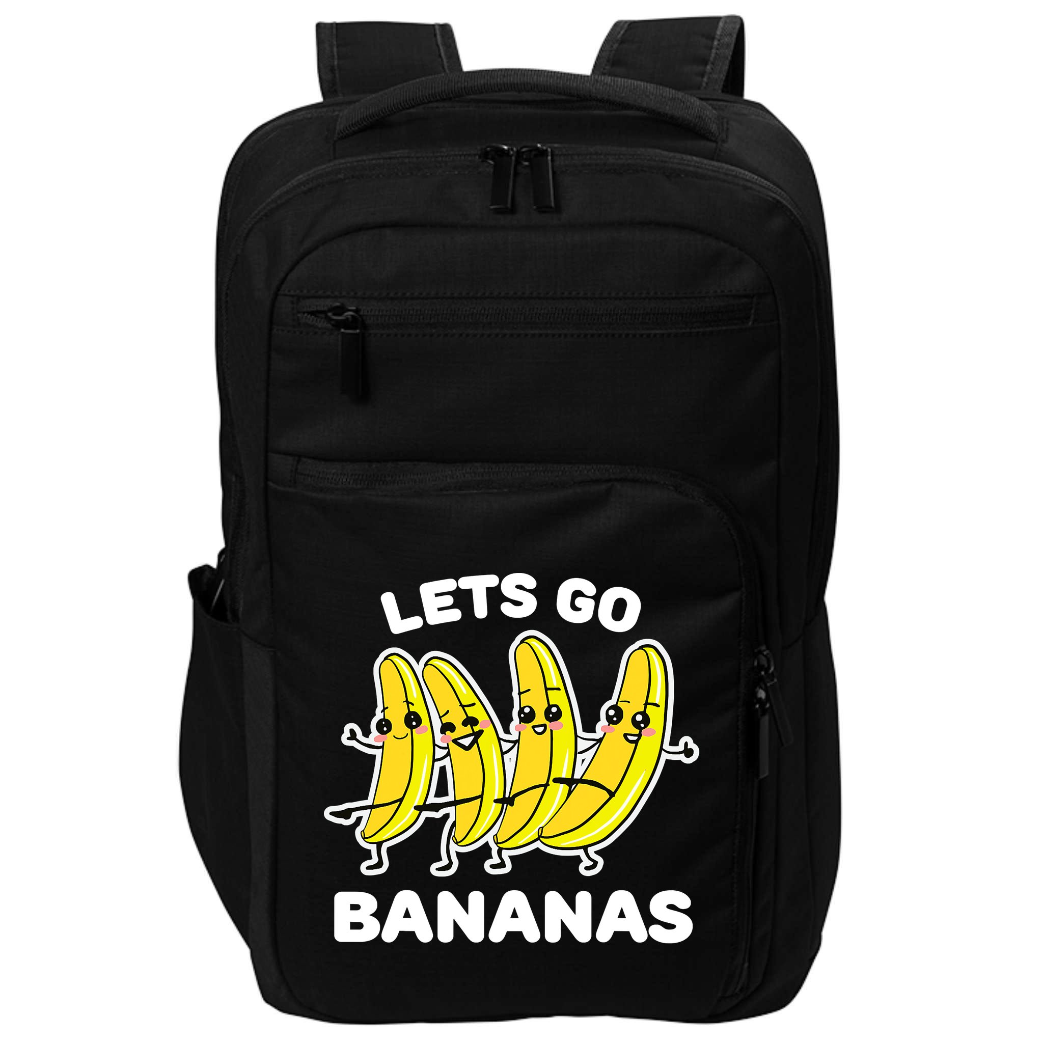 Let's Go Banana Funny Banana Squad Dancing Cute Impact Tech Backpack