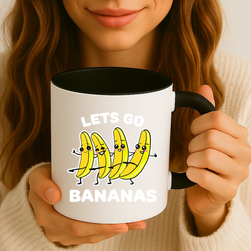 Let's Go Banana Funny Banana Squad Dancing Cute Mug