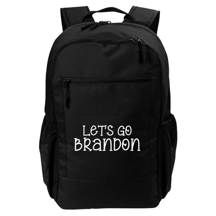 Let's Go Brandon Simple Text Backpack