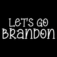 Let's Go Brandon Simple Text Backpack
