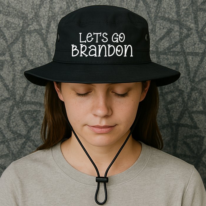 Let's Go Brandon Simple Text Bucket Hat