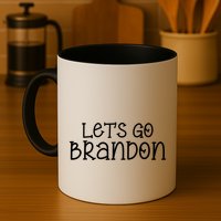 Let's Go Brandon Simple Text Mug