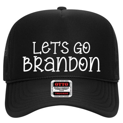 Let's Go Brandon Simple Text Trucker Hat