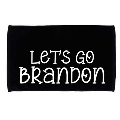 Let's Go Brandon Simple Text Microfiber Hand Towel