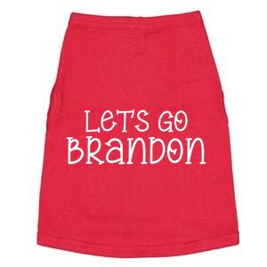 Let's Go Brandon Simple Text Doggie Tank