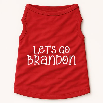 Let's Go Brandon Simple Text Doggie Tank