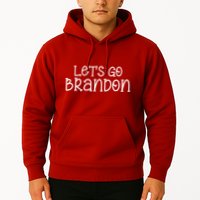 Let's Go Brandon Simple Text Hoodie