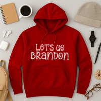 Let's Go Brandon Simple Text Hoodie