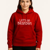 Let's Go Brandon Simple Text Hoodie