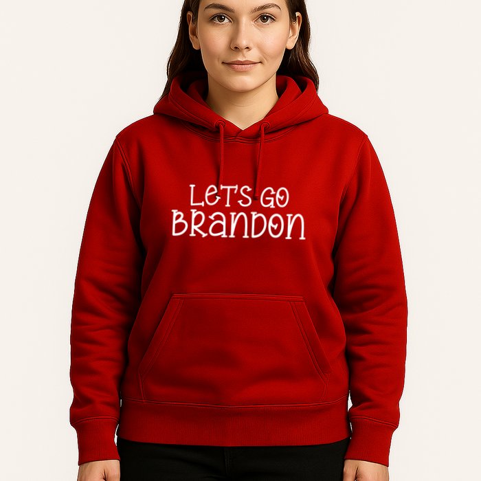 Let's Go Brandon Simple Text Hoodie