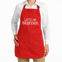 Let's Go Brandon Simple Text Apron