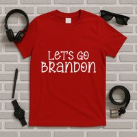 Let's Go Brandon Simple Text T-Shirt