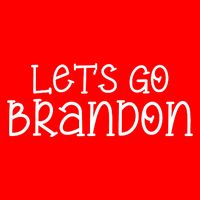 Let's Go Brandon Simple Text T-Shirt