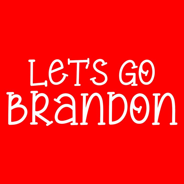 Let's Go Brandon Simple Text T-Shirt