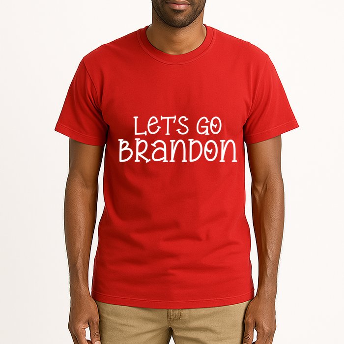 Let's Go Brandon Simple Text Tall T-Shirt