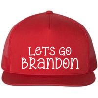Let's Go Brandon Simple Text Flatbill Hat