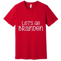 Let's Go Brandon Simple Text Premium T-Shirt