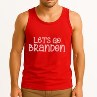 Let's Go Brandon Simple Text Tank Top