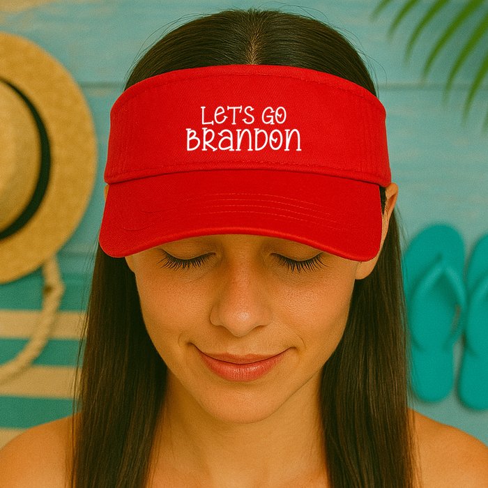 Let's Go Brandon Simple Text Visor