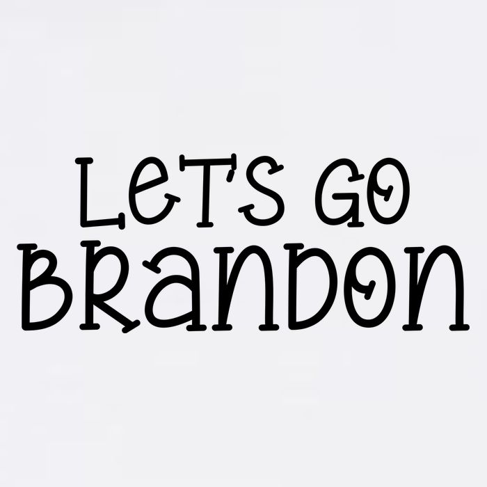 Let's Go Brandon Simple Text Garment-Dyed Sweatshirt