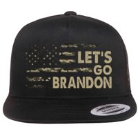 Let's Go Brandon Lets Go Brandon Lets Go Brandon Let's Go Brandon Flat Bill Trucker Hat