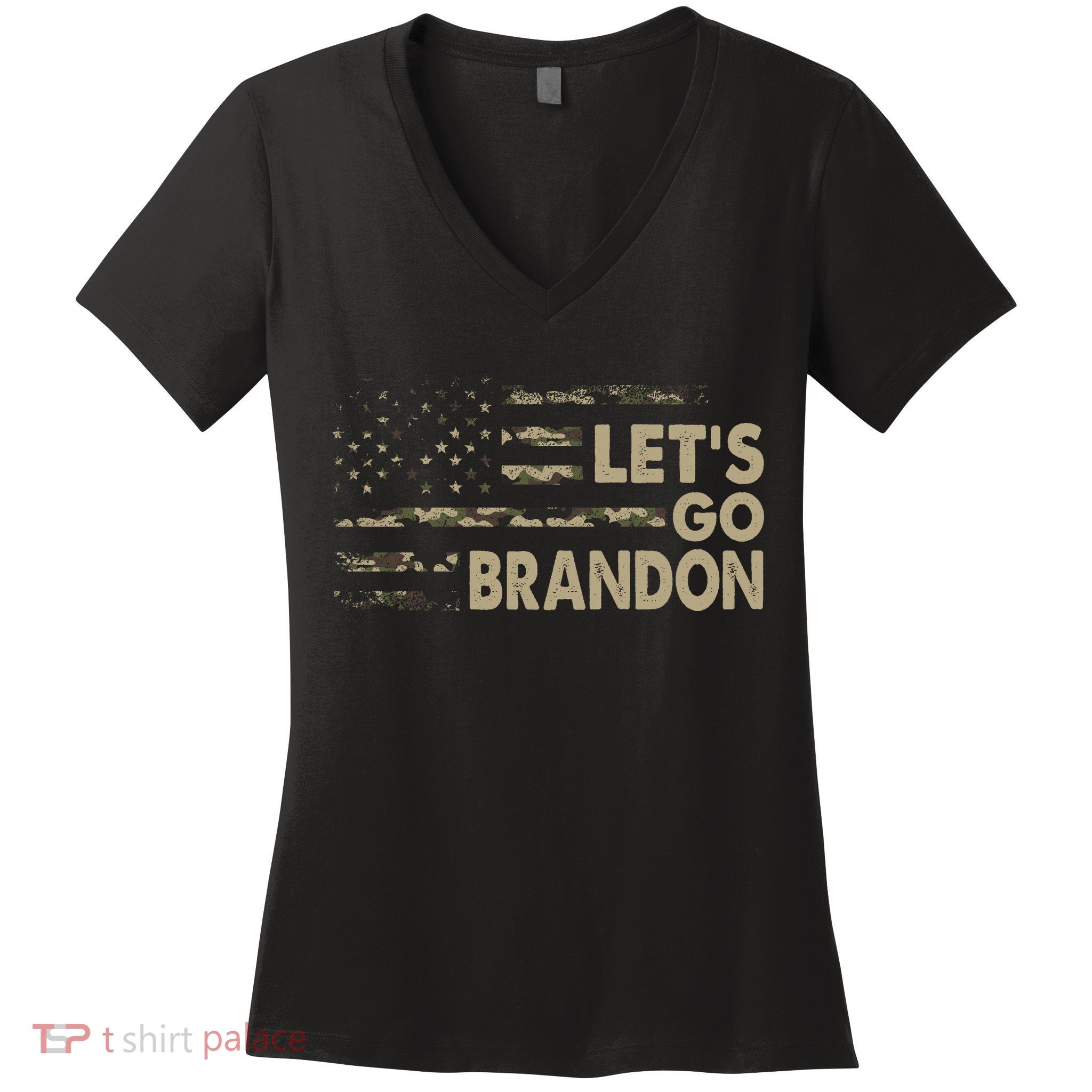 Let's Go Brandon Lets Go Brandon Lets Go Brandon Let's Go Brandon Women's V-Neck T-Shirt