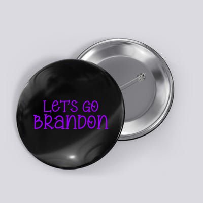 Let's Go Brandon Simple Purple Text Button