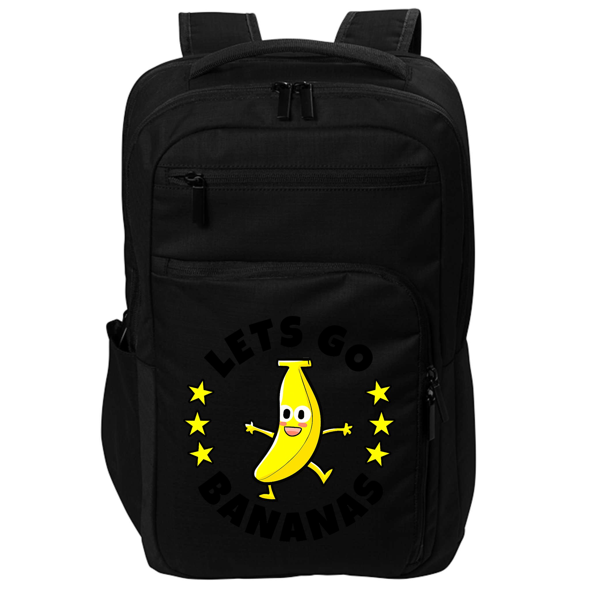 Let's Go Banana Funny Banana Squad Dancing Cute Impact Tech Backpack