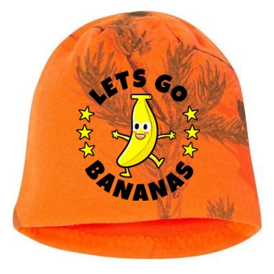 Let's Go Banana Funny Banana Squad Dancing Cute Kati - Camo Knit Beanie