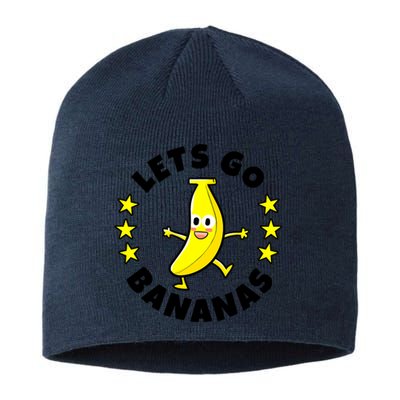 Let's Go Banana Funny Banana Squad Dancing Cute Sustainable Beanie