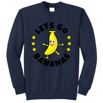 Let's Go Banana Funny Banana Squad Dancing Cute Tall Sweatshirt