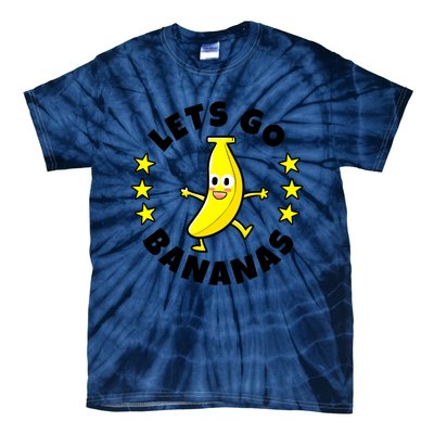 Let's Go Banana Funny Banana Squad Dancing Cute Tie-Dye T-Shirt