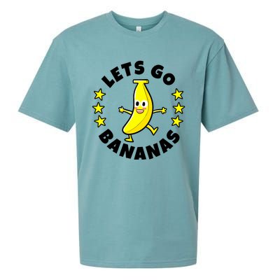 Let's Go Banana Funny Banana Squad Dancing Cute Sueded Cloud Jersey T-Shirt