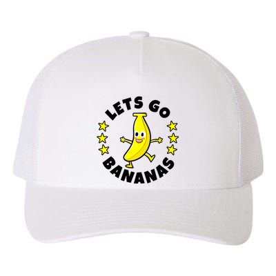 Let's Go Banana Funny Banana Squad Dancing Cute Yupoong Adult 5-Panel Trucker Hat