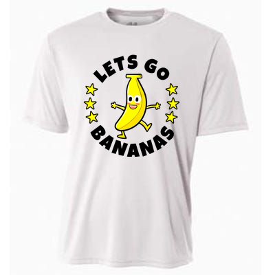 Let's Go Banana Funny Banana Squad Dancing Cute Cooling Performance Crew T-Shirt