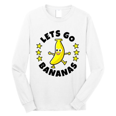 Let's Go Banana Funny Banana Squad Dancing Cute Long Sleeve Shirt