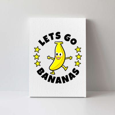 Let's Go Banana Funny Banana Squad Dancing Cute Canvas