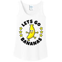 Let's Go Banana Funny Banana Squad Dancing Cute Ladies Essential Tank