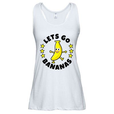 Let's Go Banana Funny Banana Squad Dancing Cute Ladies Essential Flowy Tank