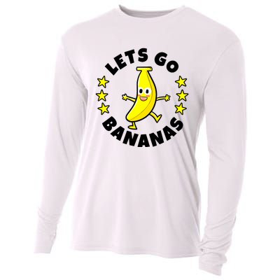 Let's Go Banana Funny Banana Squad Dancing Cute Cooling Performance Long Sleeve Crew