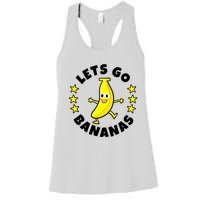 Let's Go Banana Funny Banana Squad Dancing Cute Women's Racerback Tank